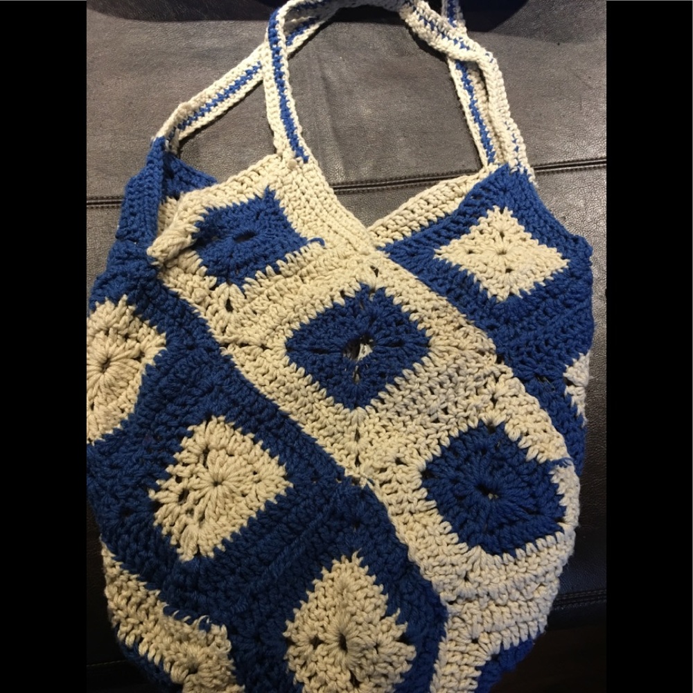 Large handmade bag💙🧡💛